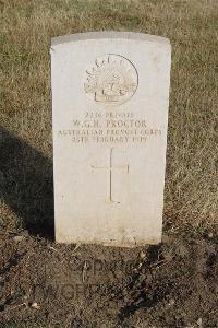 Ismailia War Memorial Cemetery - Proctor, Wilfred George Herbert
